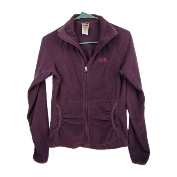 🔥VGC - The North Face women's full-zip fleece jacket, size XS, dark purple🔥 - Picture 1 of 9